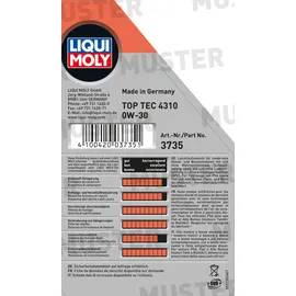 LIQUI MOLY Top Tec 4310 0W-30 1 l