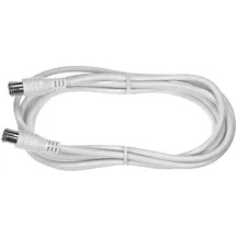 Axing SAK 151-00 hochgeschirmt SAT-Anschlusskabel, Quickfix-F-Stecker, 1,50 m weiß
