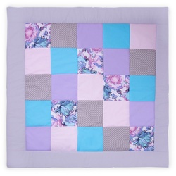 Krabbeldecke Krabbelmatte Spieldecke Matte Spielmatte ca. 105x105 cm, Amilian lila
