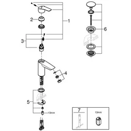 Grohe Eurosmart Einhandmischer Chrom