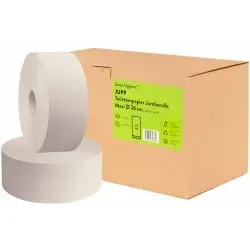 Green Hygiene® JUPP Toilettenpapier, 2-lagig, 380 m JUPP  , 1 Karton = 6 Rollen à 380 Meter