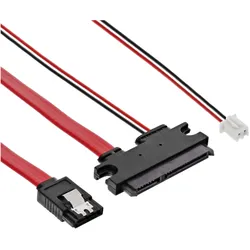 InLine SATA Anschlusskabel für Banana Pi - mit Daten- und Stromanschluss - 0,35m