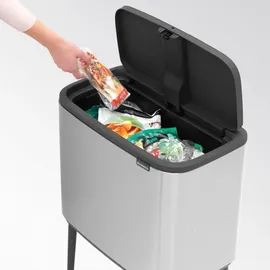 Brabantia Bo Touch Bin 34 l matt steel fingerprint proof
