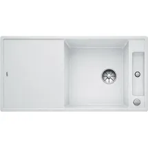 Blanco Axia III XL 6 S weiß + Excenterbetätigung + InFino + Glasschneidbrett