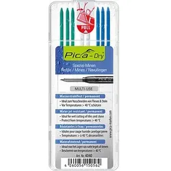 Pica Dry Wasserstrahl 4040 Ersatzminen für Tieflochmarker-Bleistift farbsortiert 2,8 mm, 8 St.