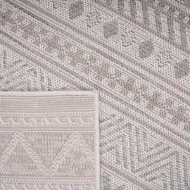 Paco Home Vermont 184 Webteppich 60 x 100 cm beige