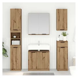 vidaXL Badezimmerschrank-Set 2-tlg. Artisan-Eiche