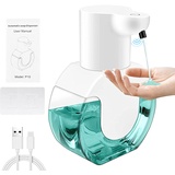 GAESHOW Seifenspender Automatisch 420ML, Berührungsloser Elektrischer Seifenspender Wandmontage, Wiederaufladbar Soap Dispenser mit Infrarot Sensor für Bad, Toilette, Küche und Büro (Gel)