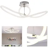 Home4Living Deckenlampe LED Deckleuchte 50W modern Wohnzimmer Lampe Leuchte