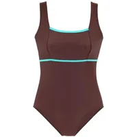 LASCANA Badeanzug Damen Braun 54 Cup D