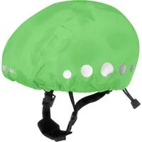 Playshoes Regenschutz für Fahrradhelme wasserdicht grün S