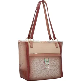 Anekke Peace & Love Schultertasche Polyurethan Khaki