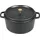 Staub Cocotte 26 cm rund schwarz