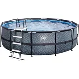 EXIT TOYS Stone Pool 450 x 122 cm inkl. Filterpumpe