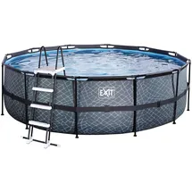 EXIT TOYS Stone Pool 450 x 122 cm inkl. Filterpumpe