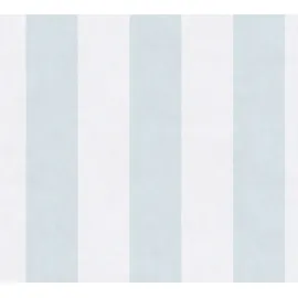 ascreation Vliestapete Lilly & Luis 10 m x 0,53 m Blau/Creme 770784
