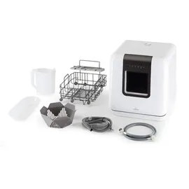 Klarstein Melville 3 Tischgeschirrspüler (freistehend, 420 mm breit, Weiß)