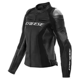 Dainese Racing 4 Damen Lederjacke schwarz 44