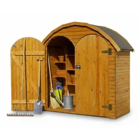 Promadino Geräteschrank 1,95 x 0,83 m Braun