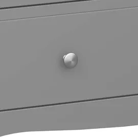 VCM ebuy24 Simon Kleiderschrank 1 Schublade 2 Türen Grau
