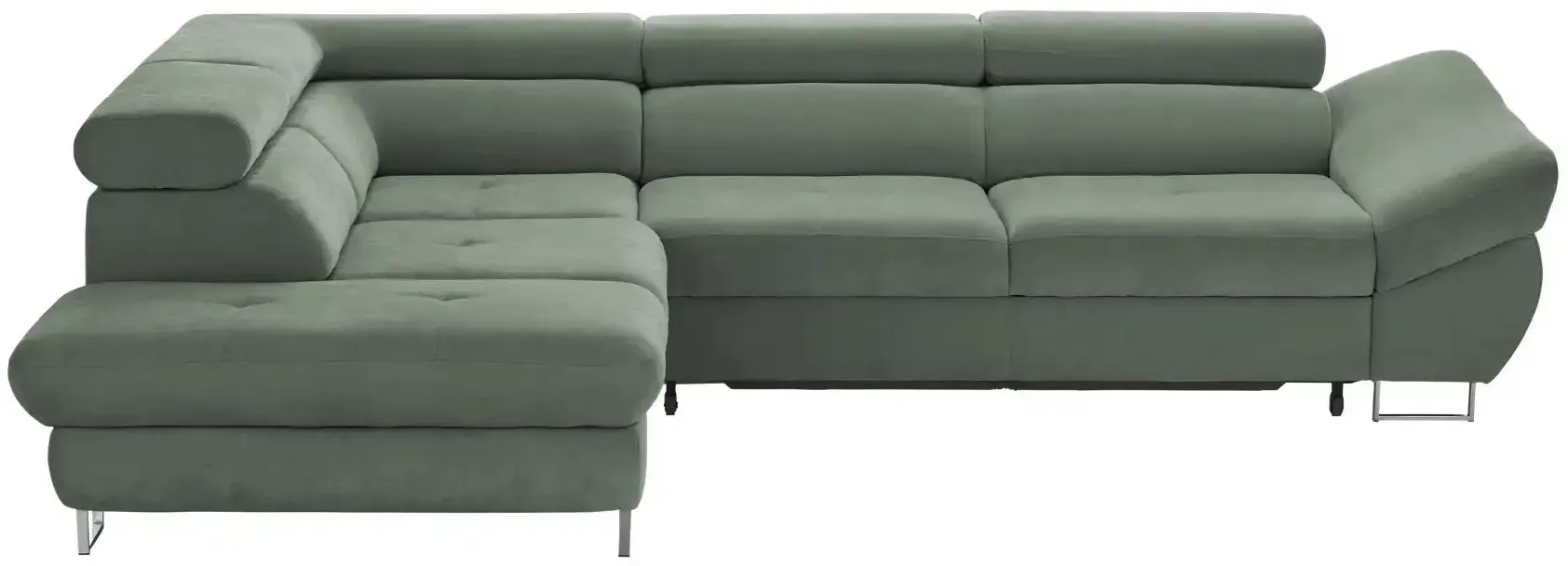 Twist Ecksofa  Fabio ¦ grün ¦ Maße (cm): B: 280 H: 69 T: 235.0