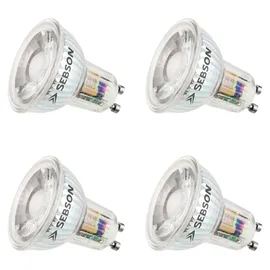 sebson LED Lampe 5W GU10 warmweiß 4 St.