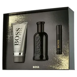 HUGO BOSS Boss Bottled Parfum 100 ml + Shower Gel 100 ml + Parfum 10 ml Geschenkset 2024