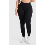 SMILODOX Leggings Cetrina Scrunch in Schwarz Schwarz