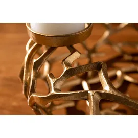 Riess-Ambiente Invicta Kerzenhalter ABSTRACT 4-flammig, Ø 38 cm, gold