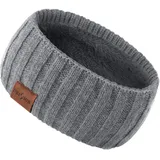 DRESHOW Damen Warm Gestricktes Stirnband Winter Ohrenwärmer Elastische Gehäkelte Kopfwickel Dickes Fleecefutter Haarbänder