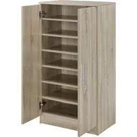 [en.casa] Schuhschrank 108x55x35 cm