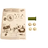 Rolly Toys Ersatzteile Set, Beutel mit 4 Hutkappen 12 mm und Montagehilfe, Zubehör Rolly Toys X100200120000,