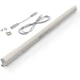 Briloner - LED Unterbauleuchte Küche, Lichtleiste Küche, Schrankbeleuchtung, Küchenlampe, Lampe, 58,5x2,2x3 cm, Weiß