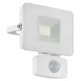 EGLO FAEDO 3 LED Außenstrahler weiss IP44 900lm 5000K Bewegungsmelder - Weiß