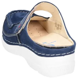 WOLKY Roll Slipper Antique für Damen, blau, Größe 37 EU