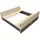 EXIT TOYS Holzsandkasten Aksent mit Dach braun/grau