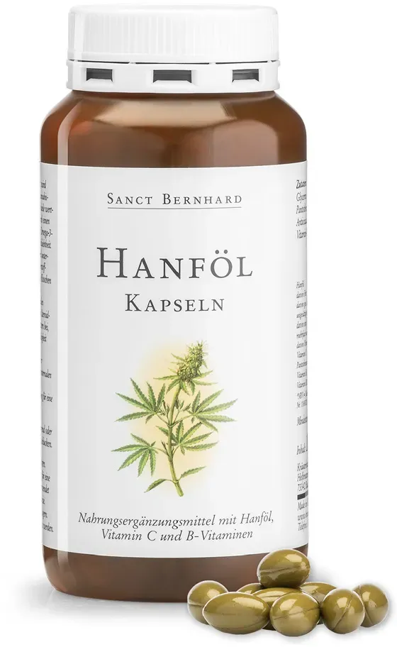 Hanföl-Kapseln 180 Kapseln - 206 g