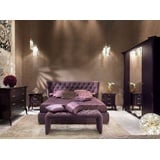 JVmoebel Schlafzimmer-Set, Schlafzimmer Italienische Möbel Set Luxus Chesterfield 6tlg. lila