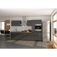 Held Küchenzeile Mailand 320 cm grau