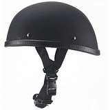 NZGMA ECE-zugelassener Motorradhelm, ultradünn, bequem, Schädelkappe, Kleiner Helm für Chopper Moped Roller Motorrad Mopeds Elektroroller