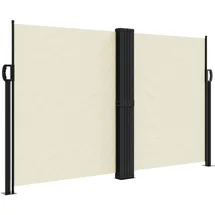 vidaXL Seitenmarkise Ausziehbar 140 x 600 cm Beige Polyester