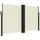 vidaXL Seitenmarkise Ausziehbar 140 x 600 cm Beige Polyester