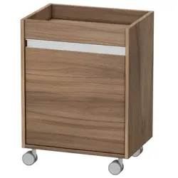 Duravit Rollcontainer „Ketho“ 50 × 67 × 36 cm in Nussbaum Natur