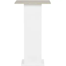 vidaXL Bartisch 60 x 60 x 110 cm Weiß und Beton