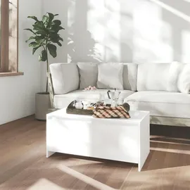 furnicato Moderner Couchtisch Weiß Holzwerkstoff 90 x 50 x 41,5 cm