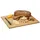 Relaxdays Schneidebrett Bambus 2-tlg. 56,5 x 50 cm Braun