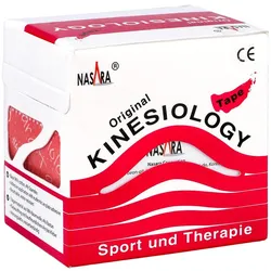 Nasara Kinesio Tape 5 cmx5 m pink inkl.Spenderbox