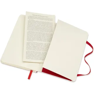 Moleskine Pocket Softcover Liniert, Scharlachrot