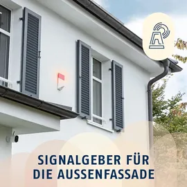 ABUS Smartvest Pro Funk-Sirene FUSG45000 Funk-Alarmanlagen-Erweiterung Funk-Sirene