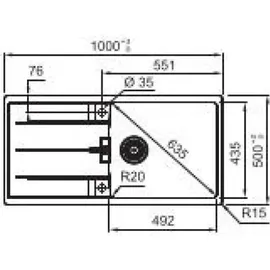 Franke Centro CNG 611-100 Cashmere -